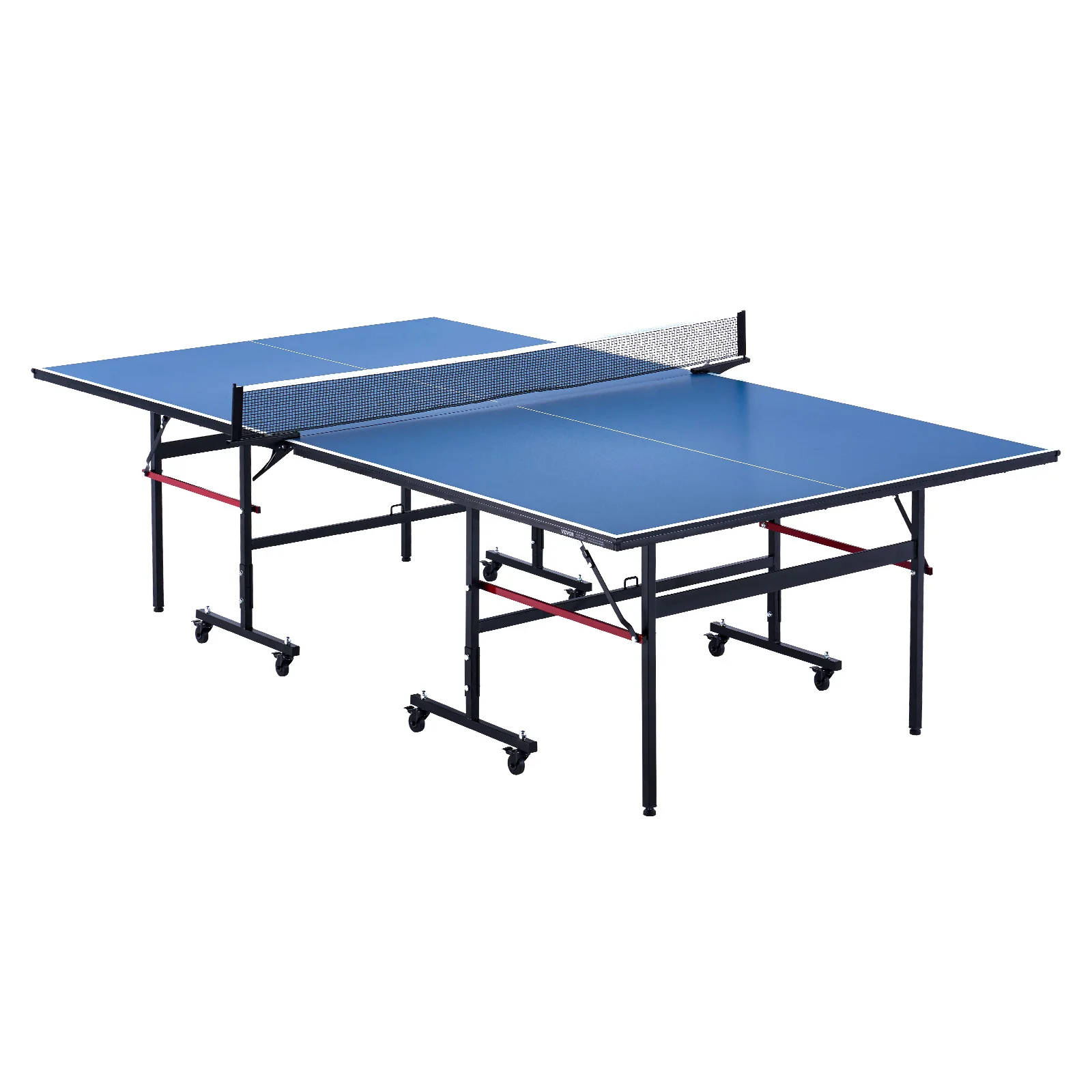 SucceBuy Ping Pong Table Professional Table Tennis Game Indoor MDF Portable Table Tennis Table Foldable Ping Pong Table with Net