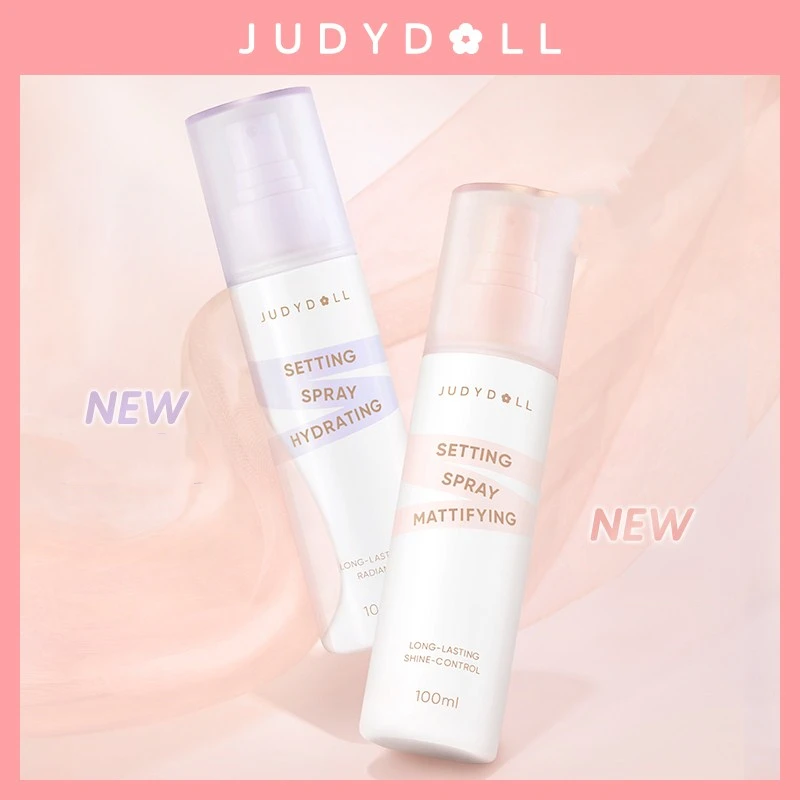 Judydoll Makeup Setting Spray Liquid Loose Powder Moisturizing Multiple Uses Oil Control Semi