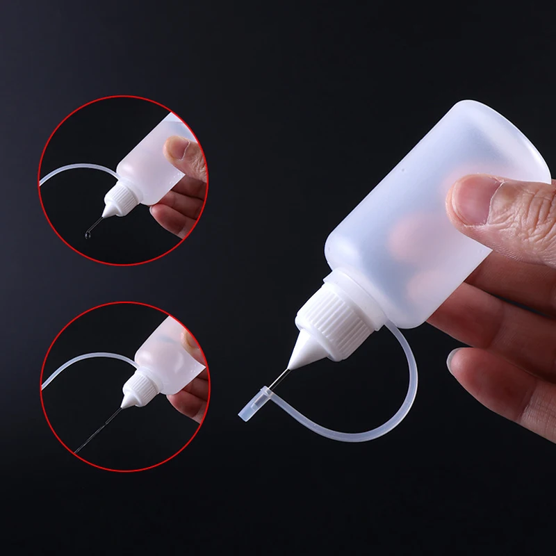 5PCS 3ml-120ml Plastic Squeezable Needle Bottles Eye Liquid Dropper Sample Drop Can Be Glue Ink Applicator Refillable Containers 3