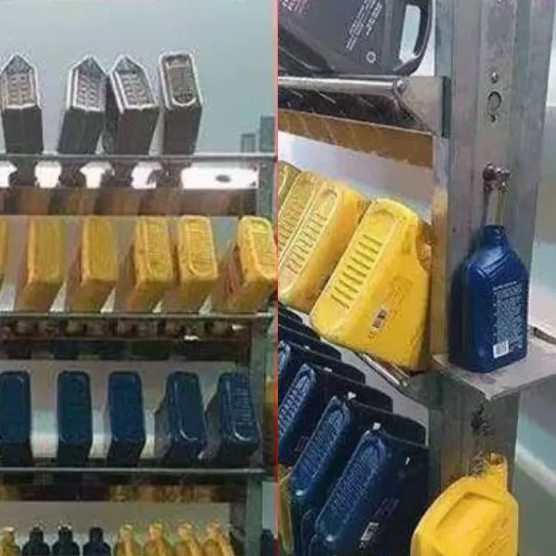 3-hole oil recovery rack Automotive maintenance residual oil waste return collector Wall mounted stainless steel rack