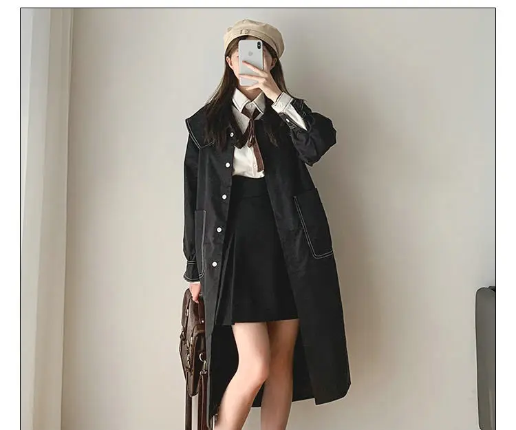 skater skirt College Preppy Style Pleated Skirt Women's 2022 Spring Elastic High Waist Covering Flesh A-line Skirt Fat MM Thin Pleated Skirt black skirt