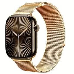 Sleek Milanese Loop Bracelet - 38 40 41 S10 - 11 42mm (Gold)