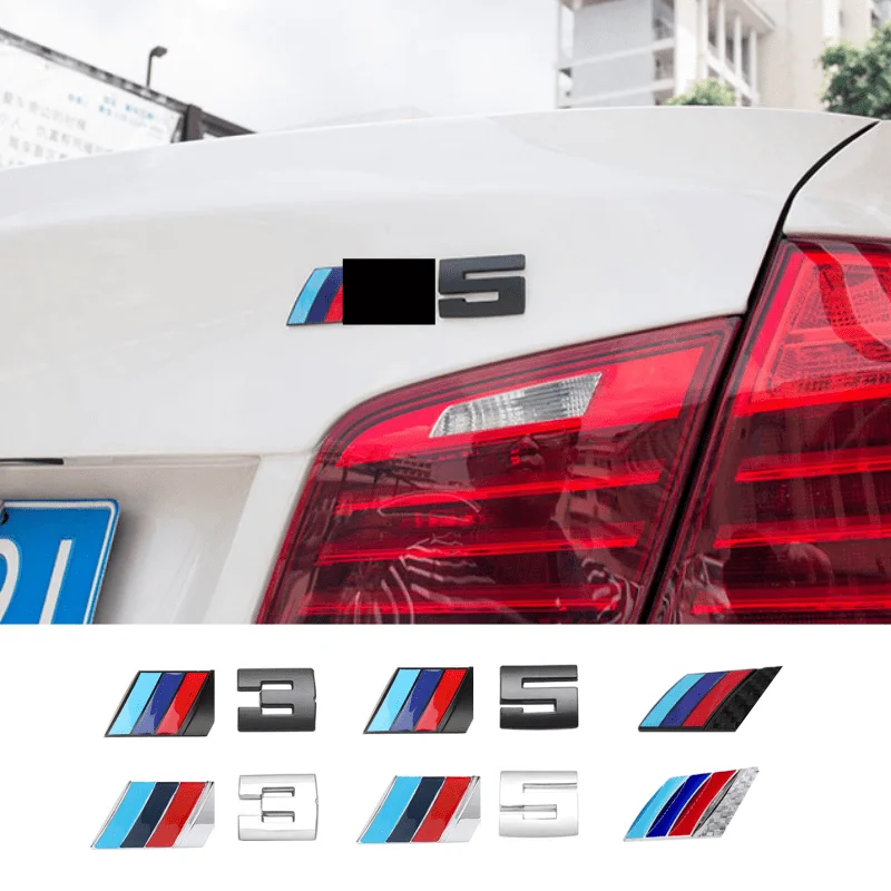 Декоративная наклейка на багажник автомобиля для BMW M Power M3 M5 M2 M6 M7 M1 M4 E34 E36 E65 E53 E46 E39