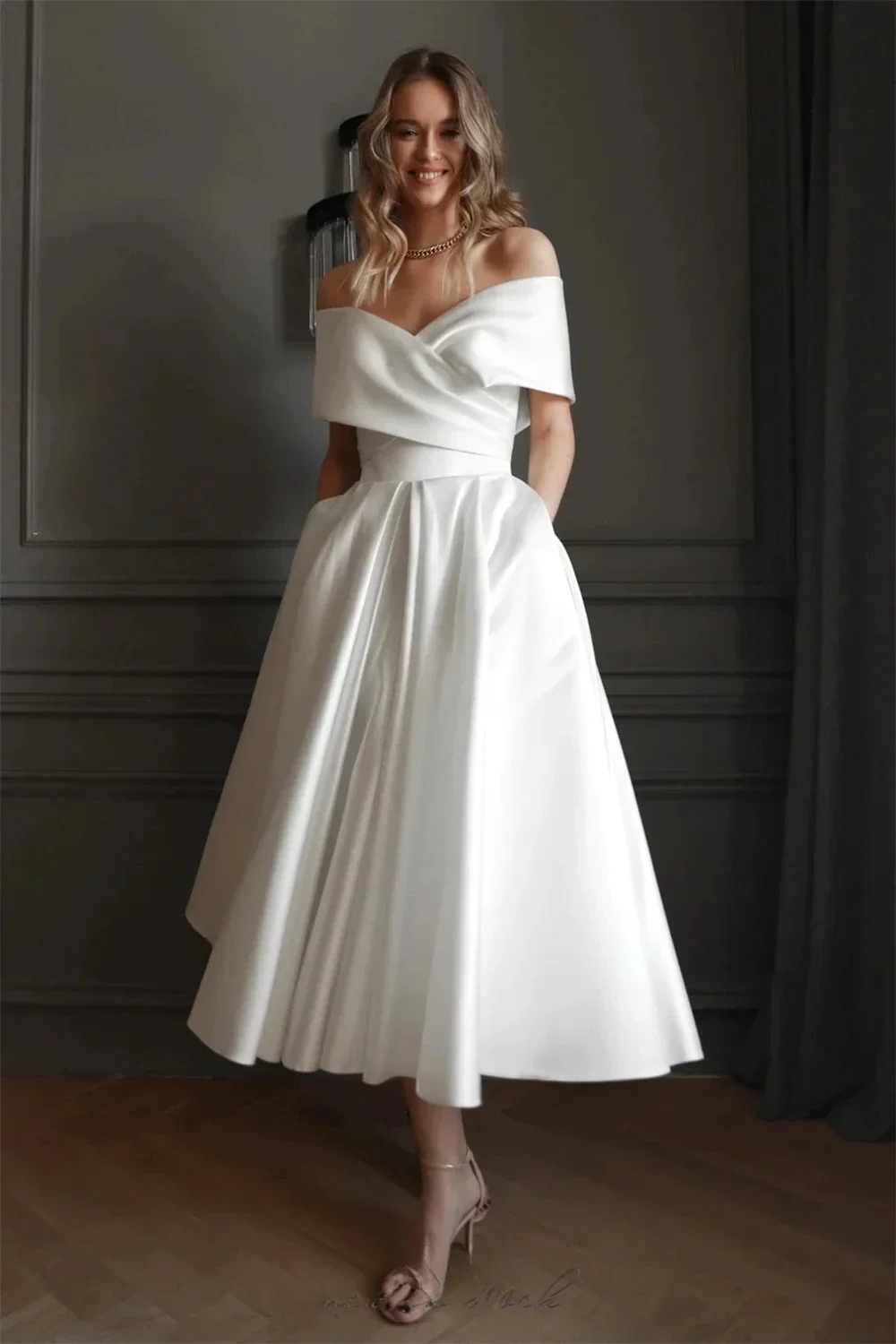 simple elegant dress for party Simple Blue Sheath V-neck Maxi Long Party Prom Dresses,Evening Dress,1 –  LoverBridal main image 0