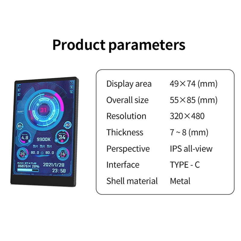 3.5 ġ IPS cŸ  ȭ, ǻ CPU GPU RAM HDD ÷, 328X480, USB , Ӱ AIDA64