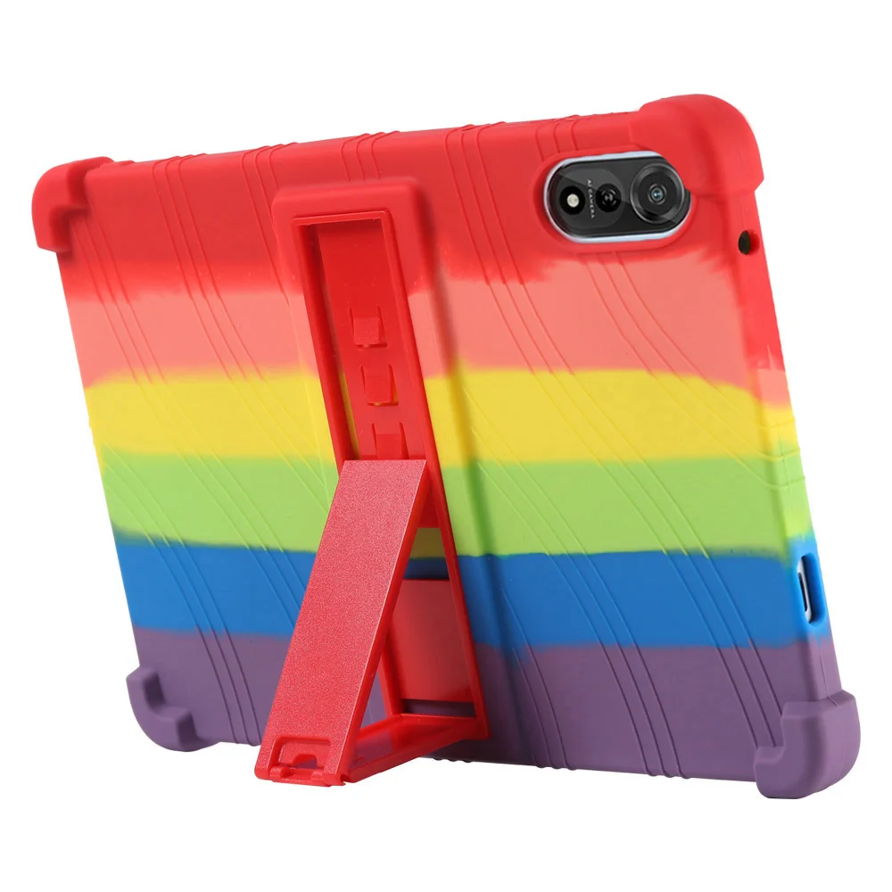 Kids Safe Shockproof Adjustable Tablet Stand Case - Soft Silicone