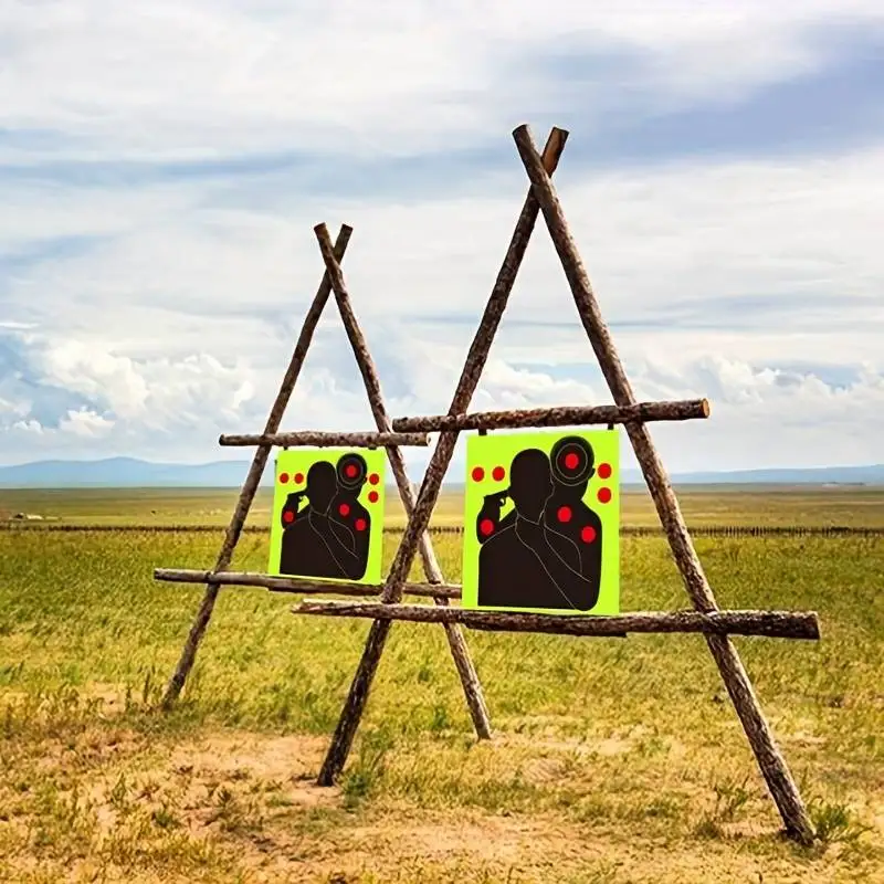 Self-Adhesive Range Practice Splatter Shooting Targets Stickers 8 Inch Target Aiming Training Supplies 10/30pcs