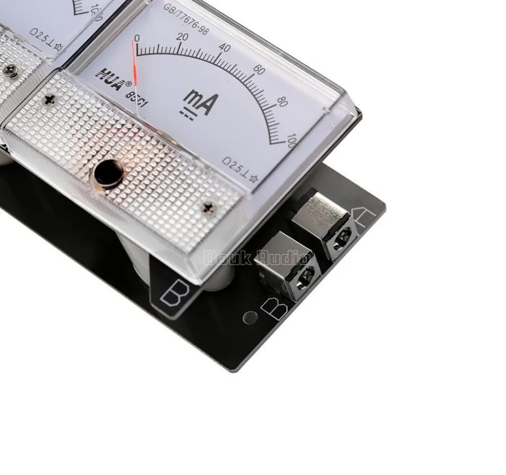 Douk Audio HiFi Dual Bias Current Probes Tester Meter for EL34 KT88 6L6 6V6 6550 Vacuum Valve Tube Amplifier 4
