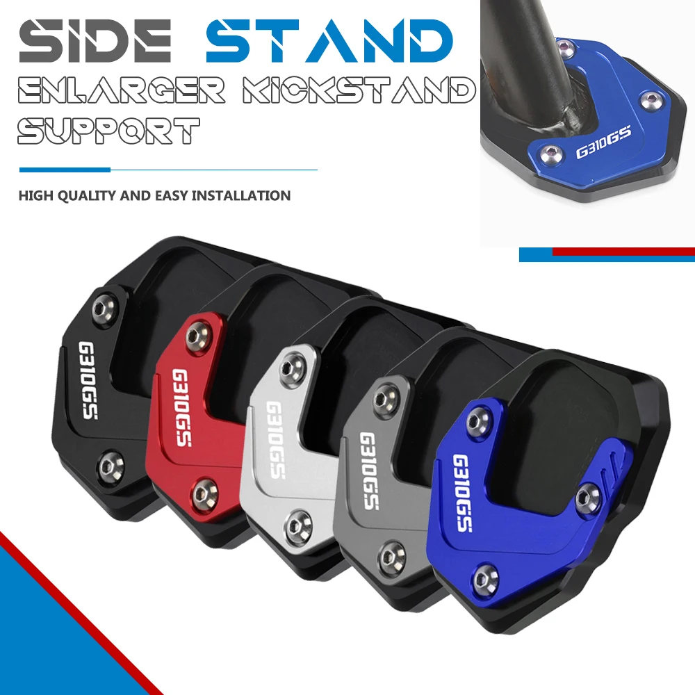 

Kickstand Side Stand Enlarge extension Foot Side Stand Pad Stand Plate Enlarge Support For BMW G310GS G 310 GS 2019 2020 2021