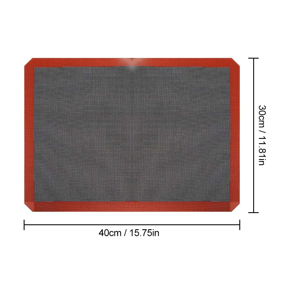 30X40Cm Siliconen Bakmat Plaat Herbruikbare Bakplaat Anti-Aanbaklaag Hittebestendige Bakmat Voor Oven Grill Magnetron
