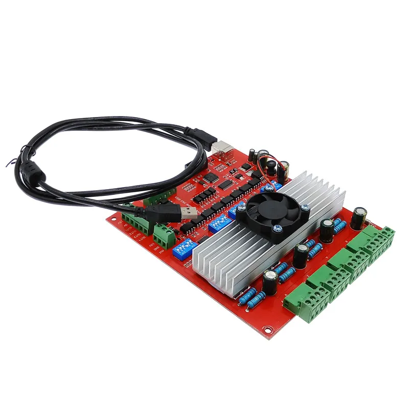 Mach3 Usb 4 Axis Breakout Board Interface Driver Motion Controller Driver Board Motor Driver 100Khz Cnc
