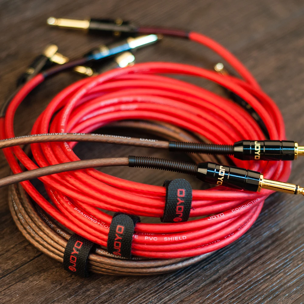 CM-21/22 Guitar Audio Cable Low Nosie 6M Cable with 6.35mm Straight/Right Angel