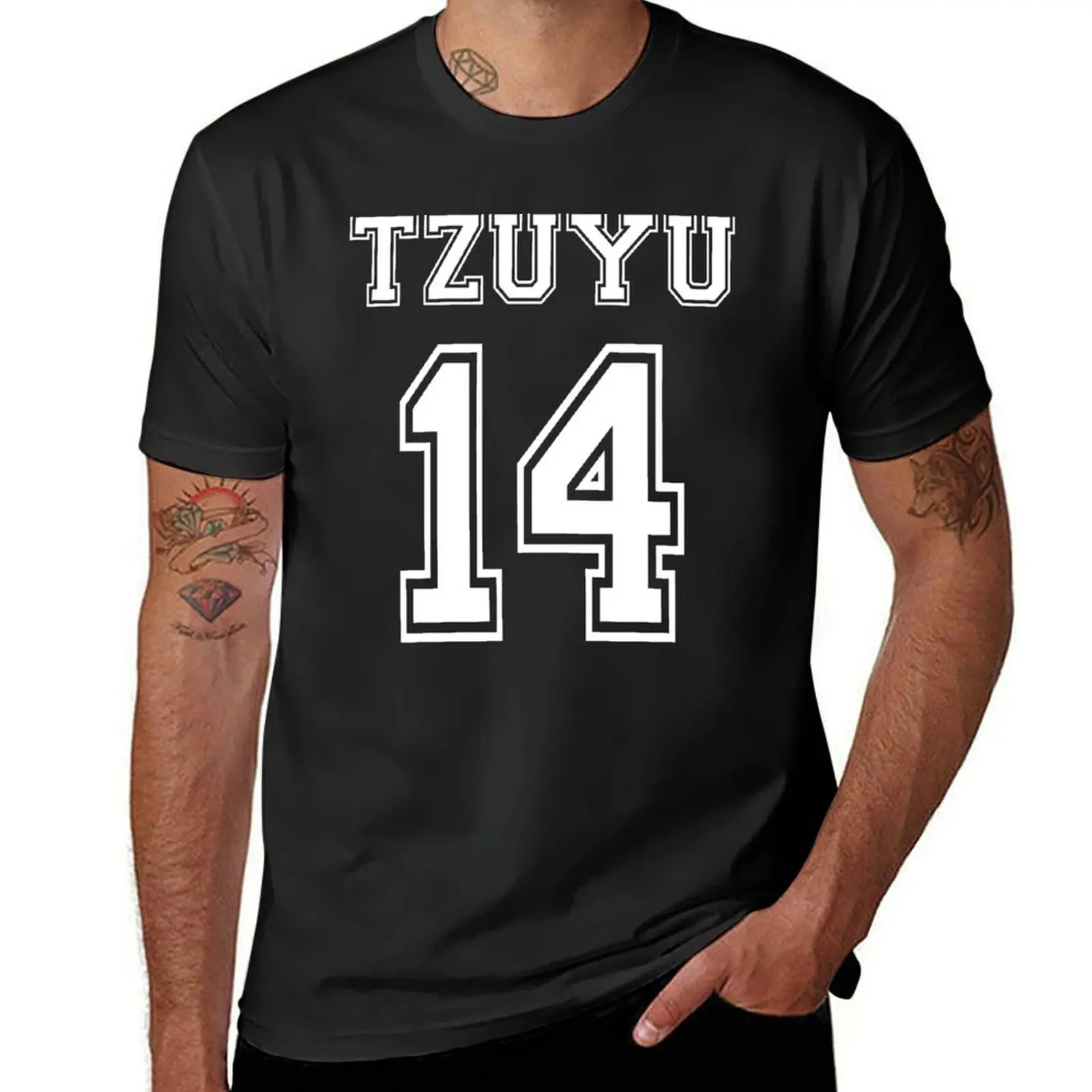 

Футболка Chou Tzuyu, #14, аниме одежда, винтажные мужские футболки с графическим рисунком, забавные