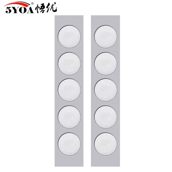 NFC 칩 NFC 휴대폰 RFID 태그 스티커, 접착 라벨, Ntag215 스티커, 13.56MHz ISO14443A, 10 개, 20 개, 50 개, 100 개