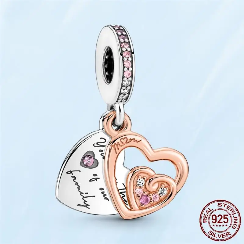 2022 New 925 Sterling Silver Glow-in-the-dark Light bulb Charm Mother's Day Jewelry Gift Fit Pandora Bracelet Pendant DIY gold hoop earrings