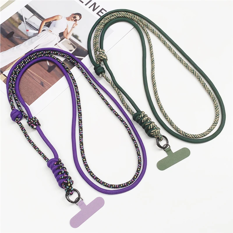 Enhanced Adjustable Crossbody Phone Lanyard with Sturdy Anti-loss Design