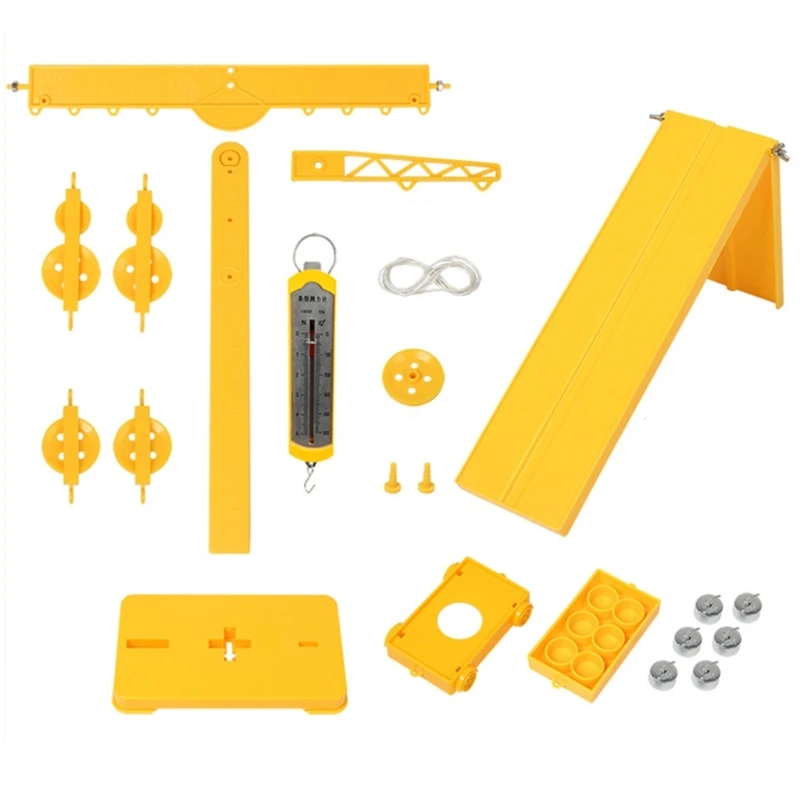 Kid Physics Learning Aids Pulley and Lever Mechanics Friction Experiment Set W3JD