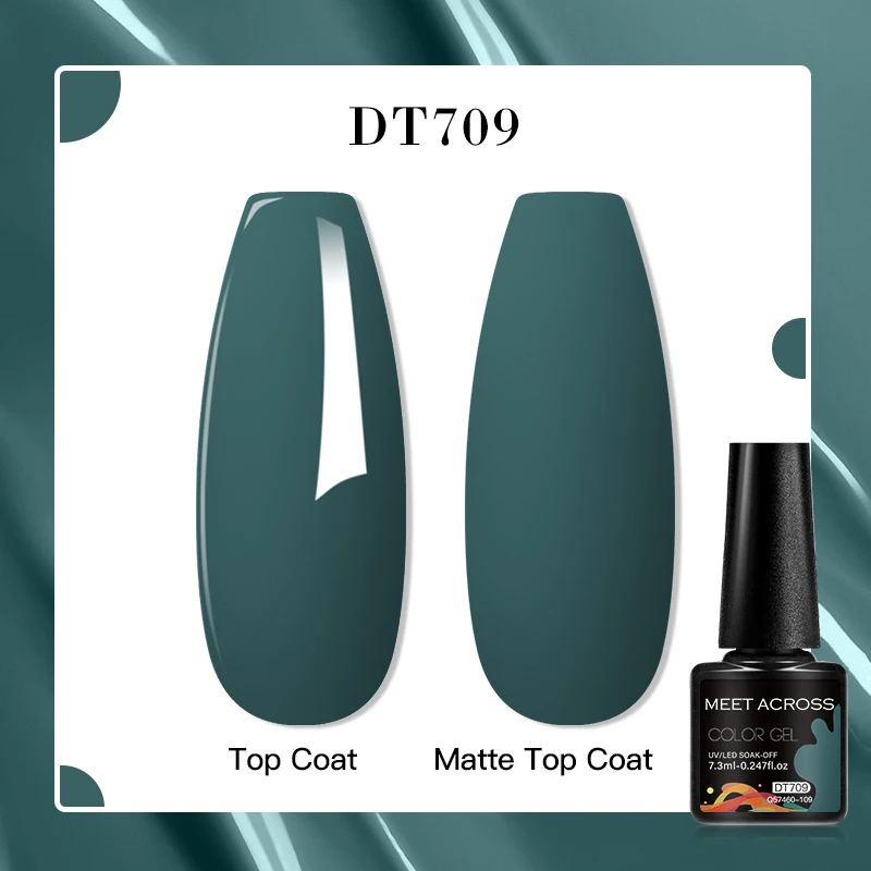 7.3ml Christmas Gel Nail Polish Green Semi Permanent Nail Polish Hybrid Varnish Nail Art Design Soak Off UV LED Gel Manicure 3