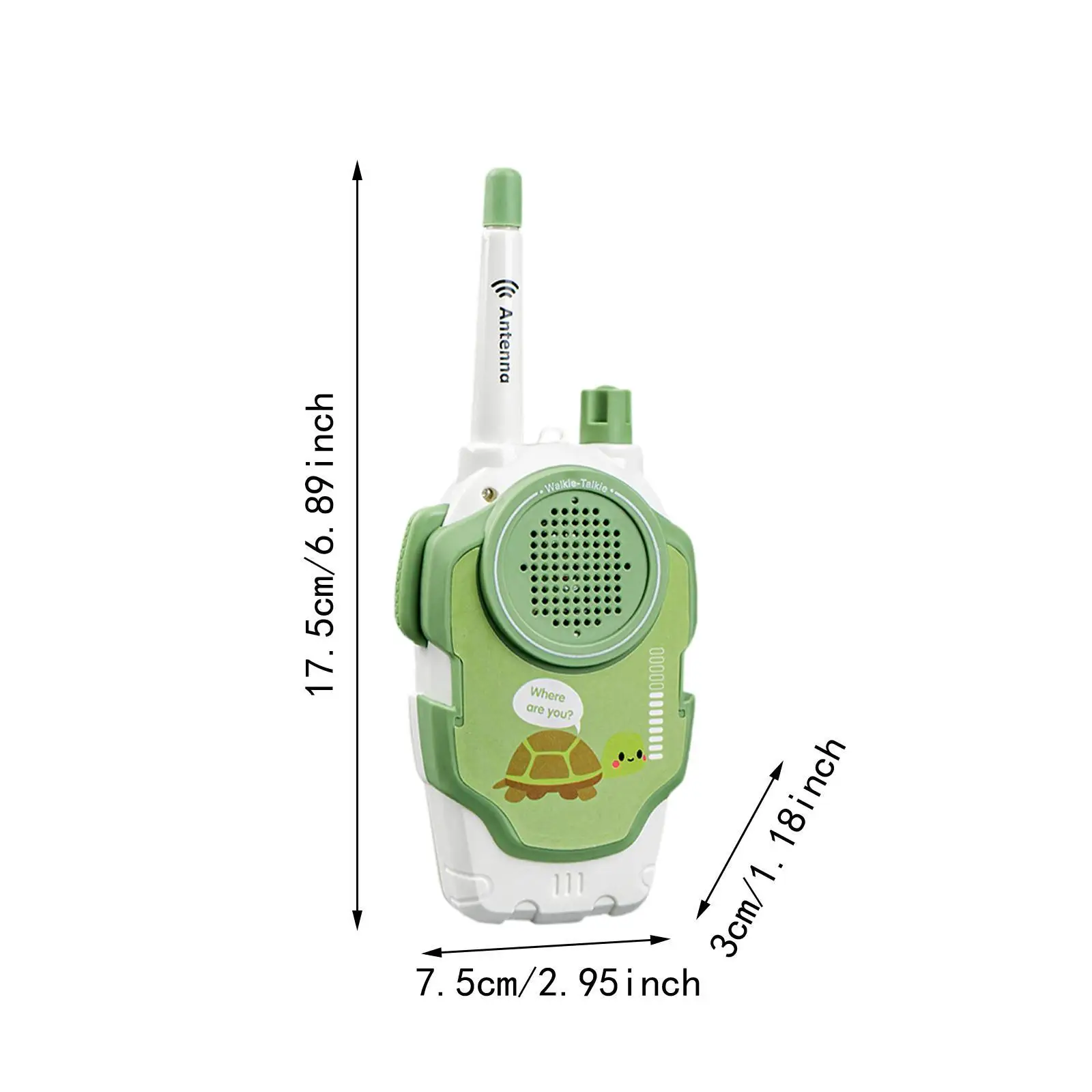 2x 300M Children Walkie Talkies Outside Indoor Toys Walkie Talkie Children 6