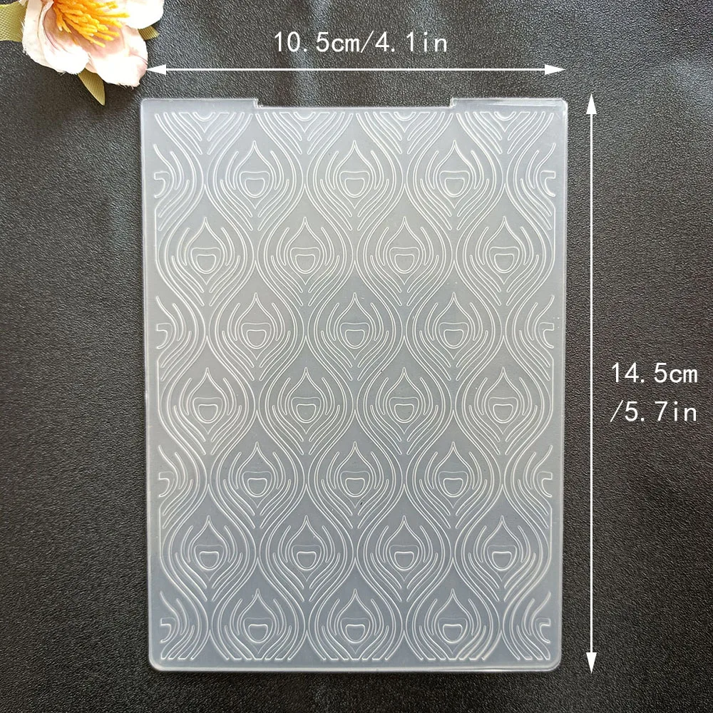 Classical Embossing Folder Transparent Embossing Plastic Plates Design For DIY Paper Cutting Dies Scrapbooking Figure plastic embossing folder plastic plate metal embossing folder