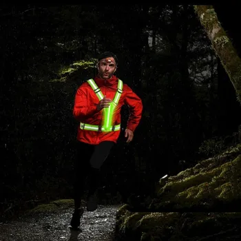 USB Rechargeable LED Running Vest 1