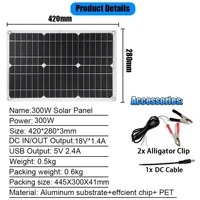 Kit d'onduleur solaire 6000W, production d'énergie complète, panneau solaire 600W, système 110V/220V, panneau solaire 12V, contrôleur de charge de batterie 5