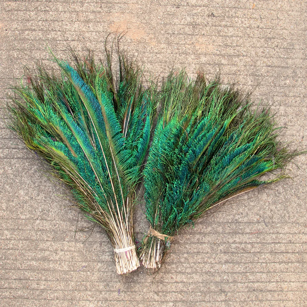 Craft feathers natural peacock sword feathers 30-35cm for DIY crafts decor carnival creation party wedding home jewelry plumes bulk