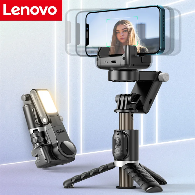 

Lenovo For Phone Stand Mobile Holder Action Camera Cell Monopod SmartphoneStabilizer Selfie Stick With Tripod Led Light Lamp