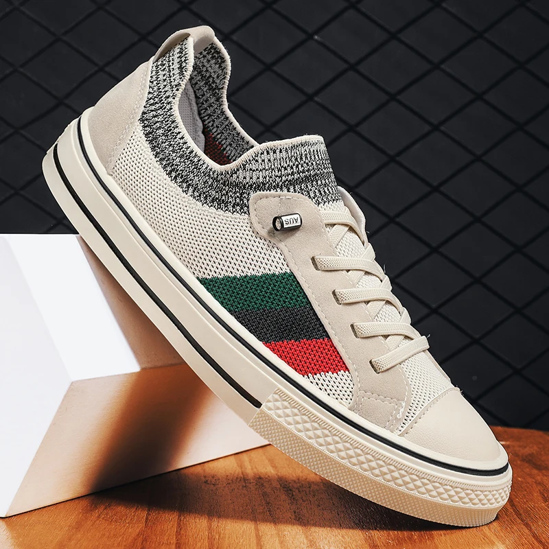 أحذية رياضية للرجال من نسج طائر ، أحذية كاجوال ، م...