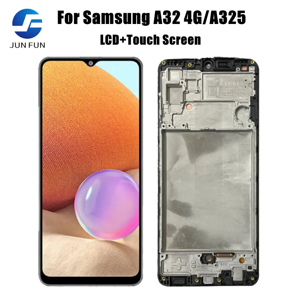 

Super AMOLED For Samsung Galaxy A32 4G LCD A325 A325F SM-A325F/DS Display Touch Digitizer Assembly