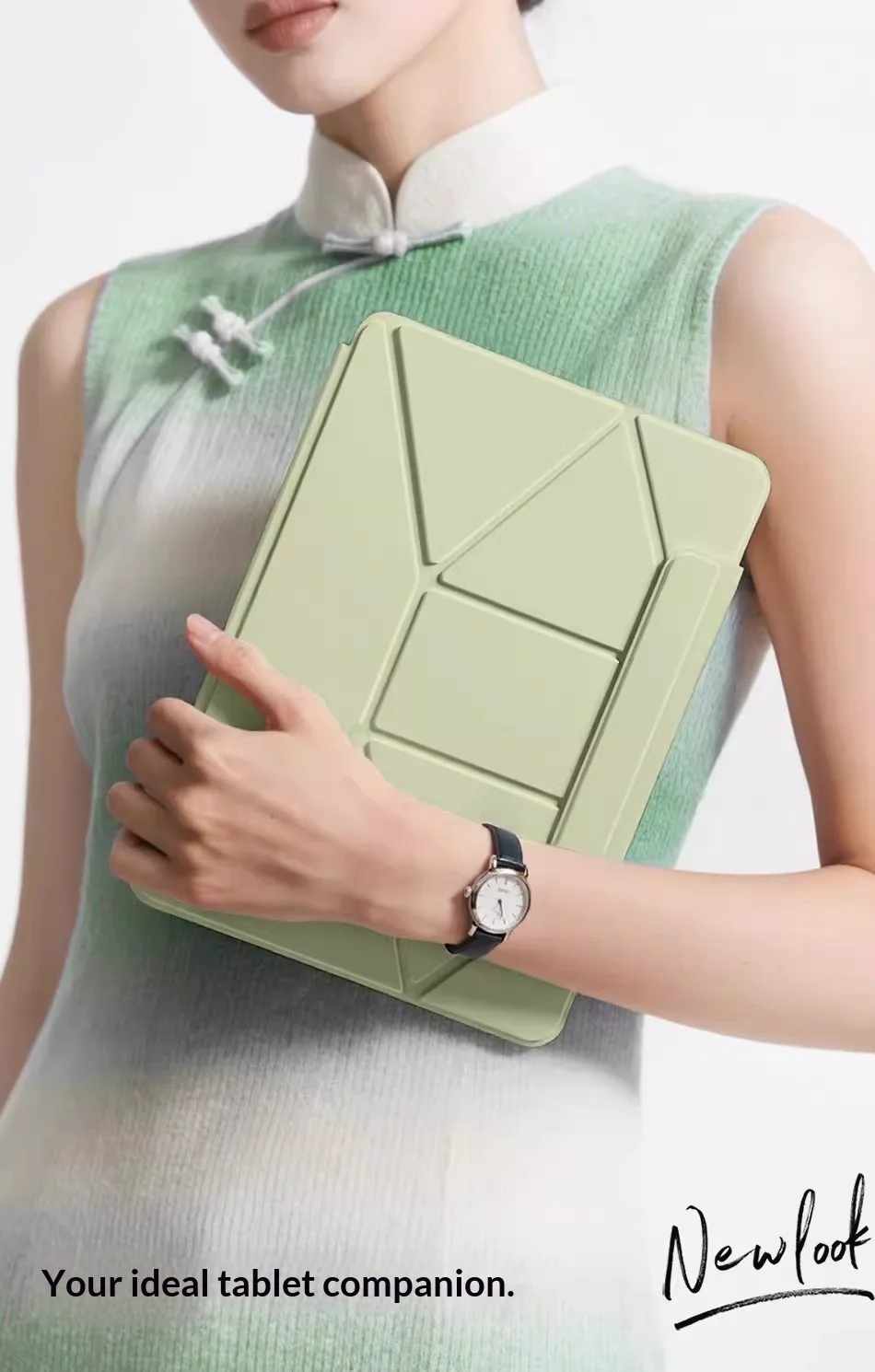ZOYU Magnetic Double-Sided Clip Case with Elevated Support