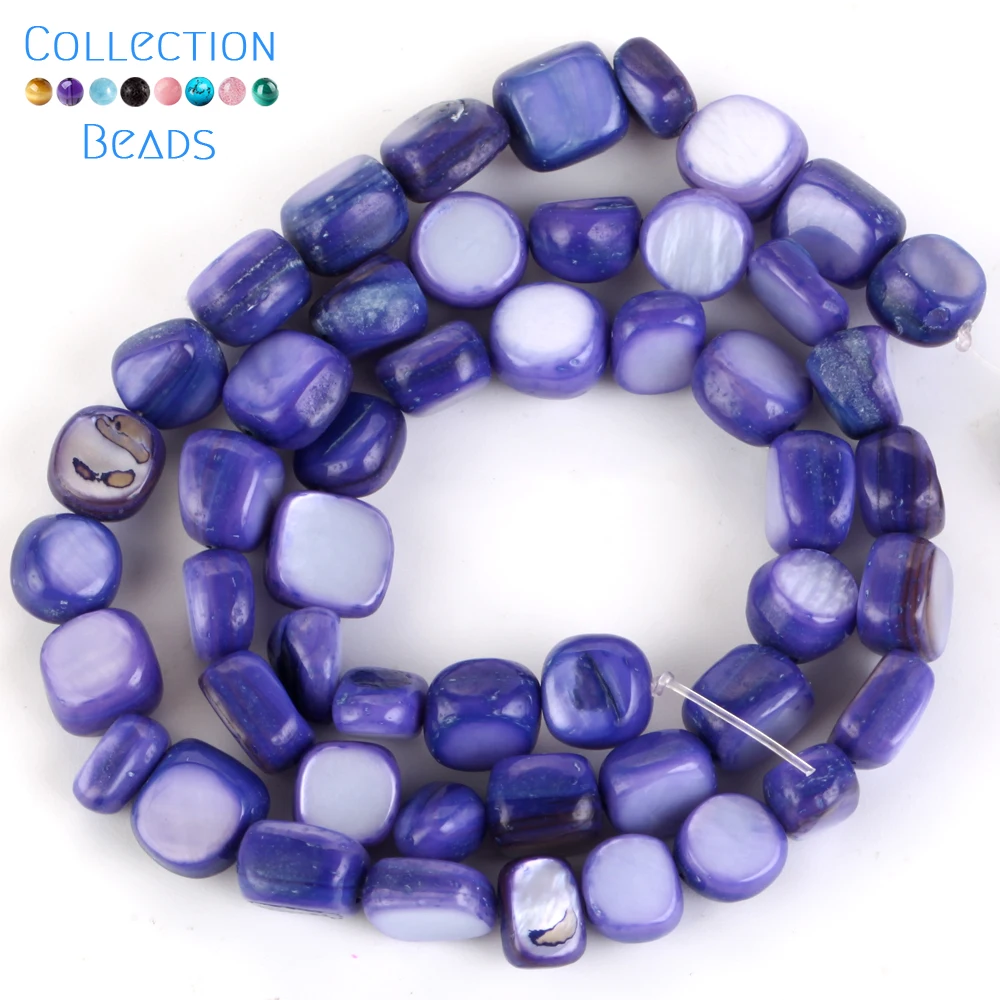 Natural Colorful Shell Beads Irregular Seashell Mother Of Pearl Beads For Jewelry Making DIY Bracelet Necklace Accessories 16"