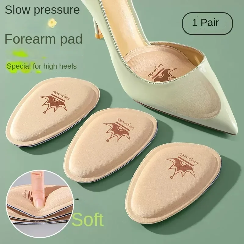 Women Forefoot Pad Pain Relief Insert Half Insoles High Heel Shoes Non-slip Cushion Shoe Breathable Sweat Absorbing Foot Pads