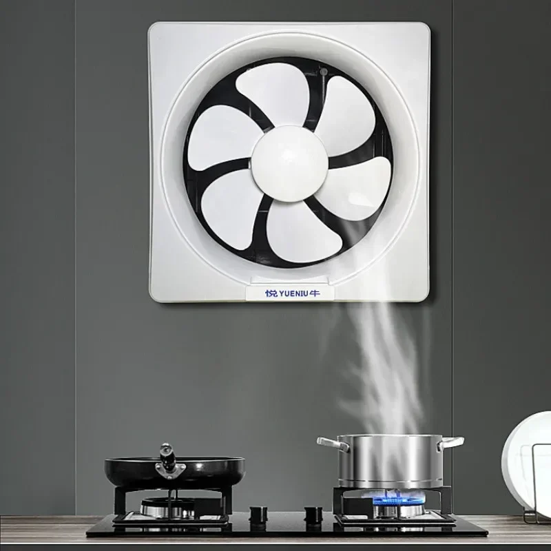 مروحة تهوية صامتة قوية 6/8/10 بوصة مروحة عادم جدار مروحة عادم المطبخ المنزلية الصامتة نافذة الحمام مروحة العادم