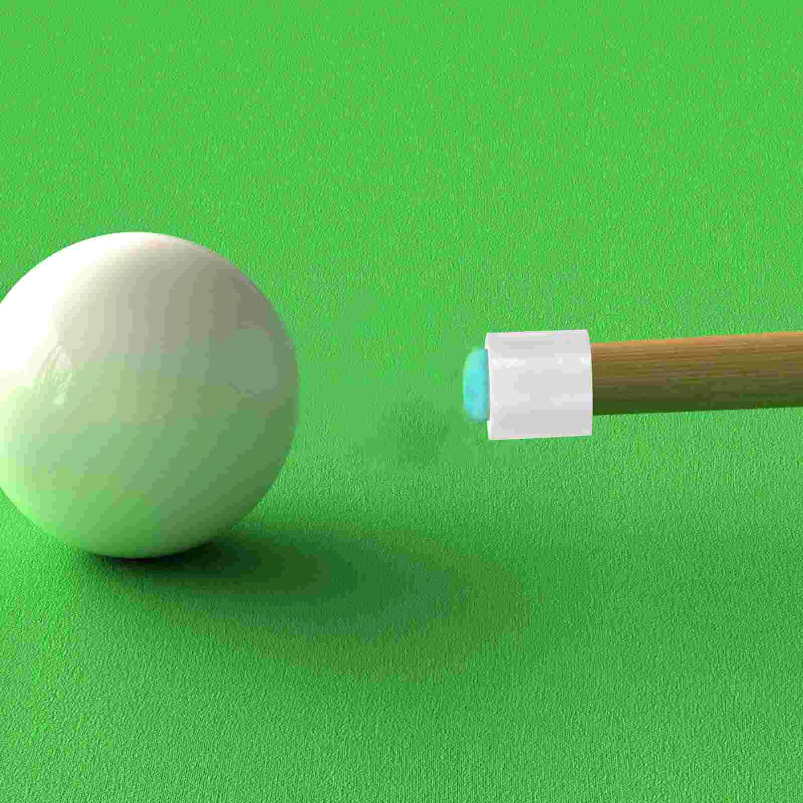 Pool Ferrules Billiard Protective Cover 8Pcs Replaceable Snooker Hoops Plastic Ferrules Stick Billiard Replacement Parts billiard tool