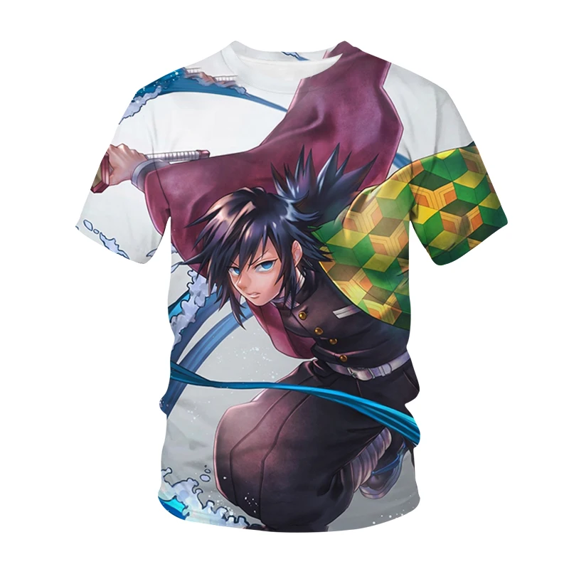 

2024 Popular Anime In Japan T-Shirts 3d Print The Ghost Killer Streetwear Men Fashion Oversized Kids Tees Tops Summer Clothing