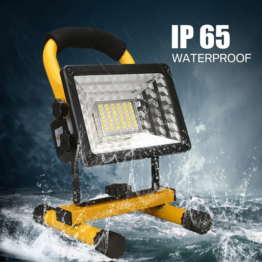 3 Modes COB LED Portable Spotlight Searchlight Camping Light Rechargeable Handheld Work Lights With Battery Waterproof Lantern