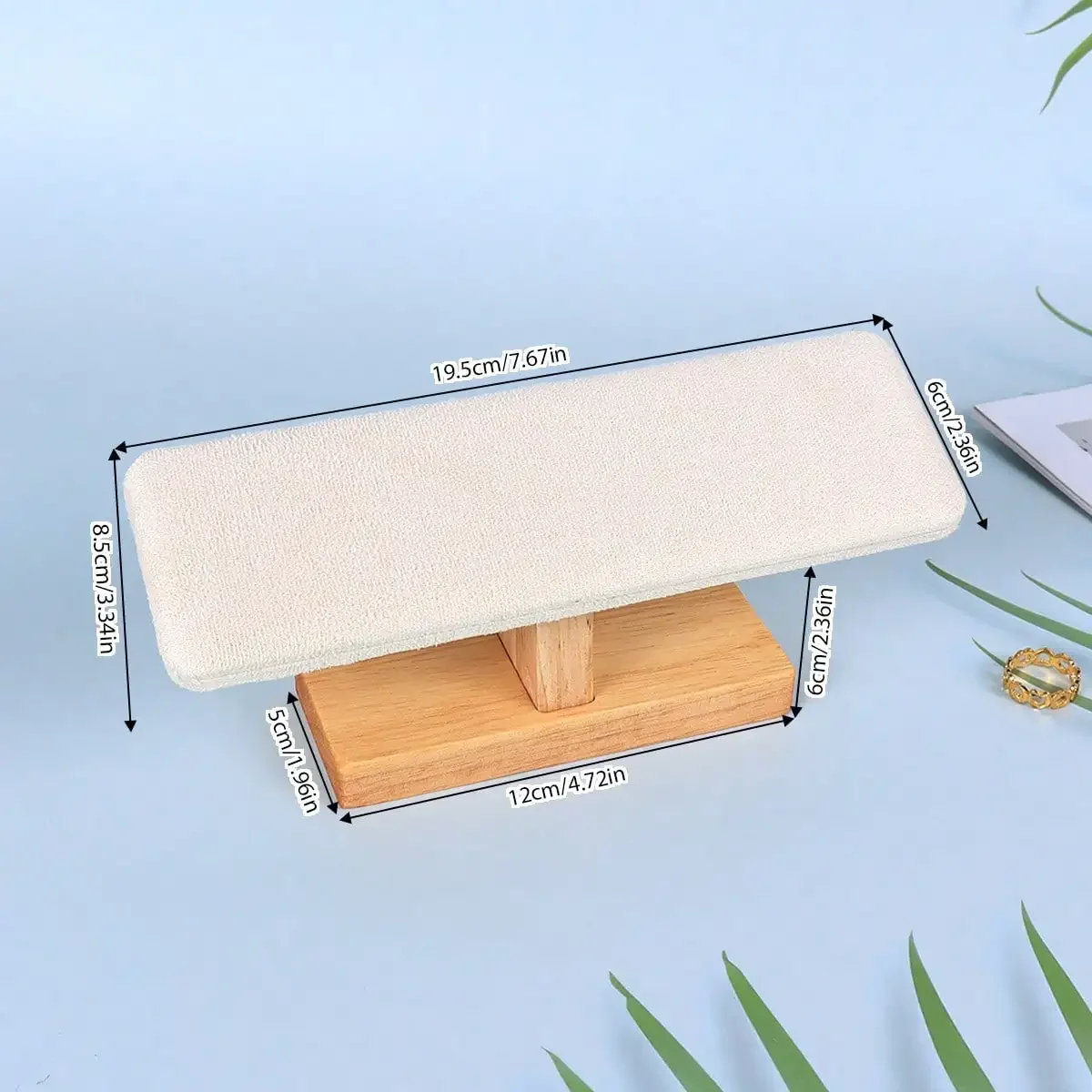 Jewelry Watch Organizer Stand - Stylish Double Watch Storage and Decor Functionality