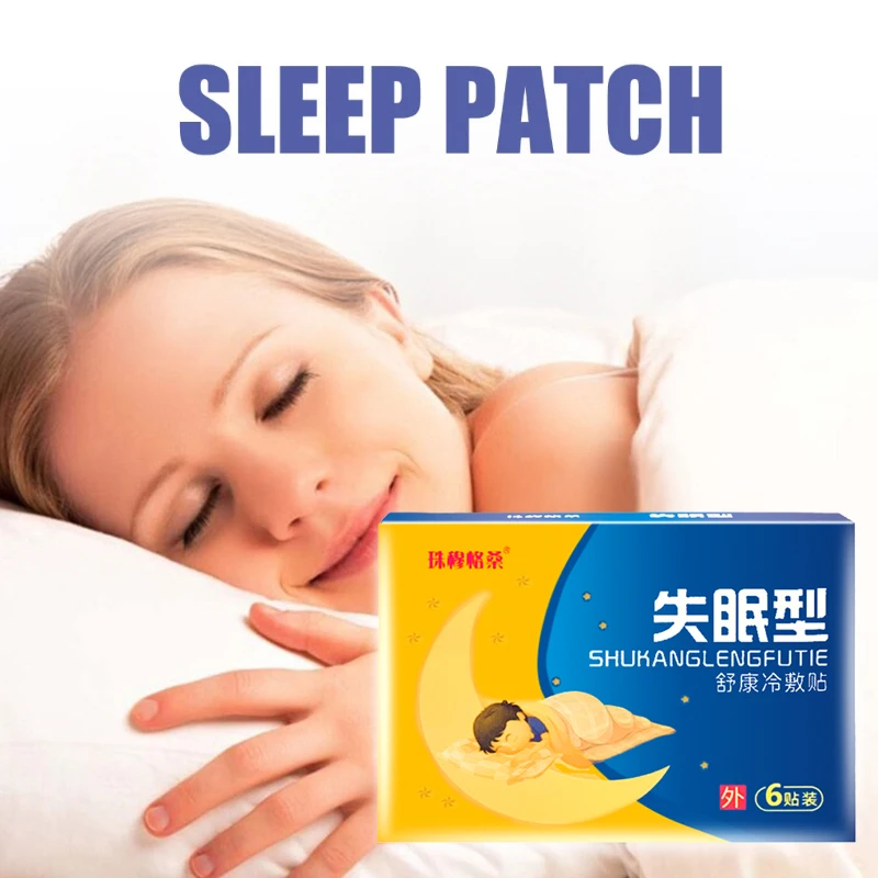 

12pcs Sleep Aid Patch Relieve Dreaminess Stress Sticker Improve Anxiety Insomnia Patches Fast Brain Relax Good Sleep Dressing