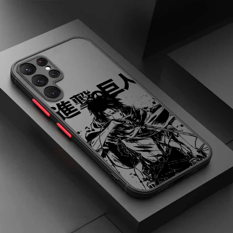 Attack On Titan Frosted Translucent Phone Case
