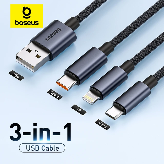 Baseus 3 in 1 USB Type C Fast