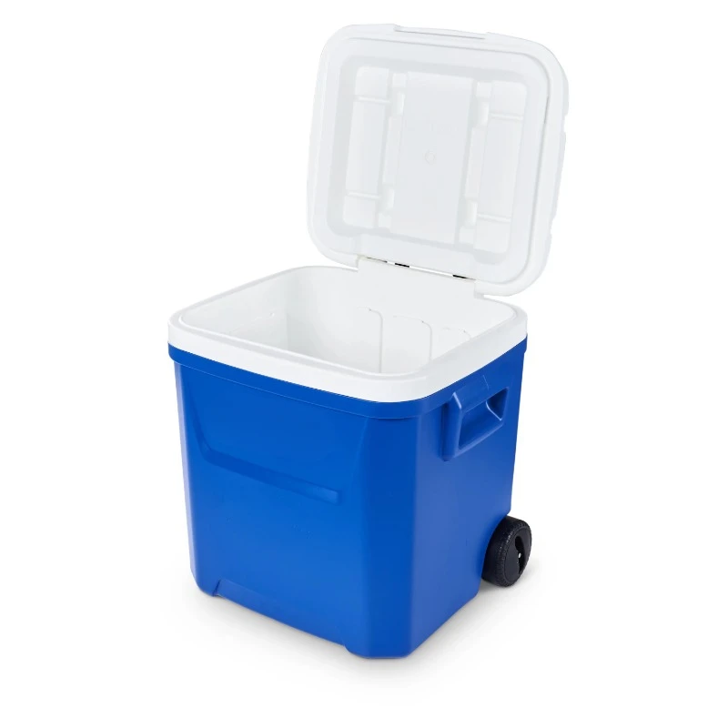 60 QT Portable Rolling Cooler for Outdoor Picnics or Yard Parties