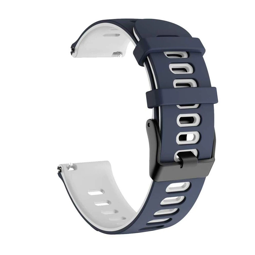 Silicone Sport Wristband Replacement - Universal 20/22mm Strap