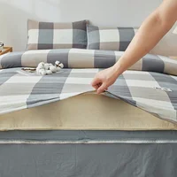Couette nordique en coton 100% pour lit double, couette d'hiver King size 220x240 cm, couette à carreaux d'hiver queen simple 3