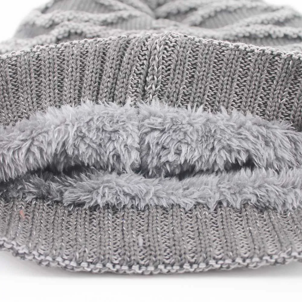 Neue Mode Erwachsene Männer Frauen Winter Skullies Beanies Warme Casual Outdoor Stricken Hut Dicken Sport Weichen Bequemen Unisex Motorhaube – Detail 13