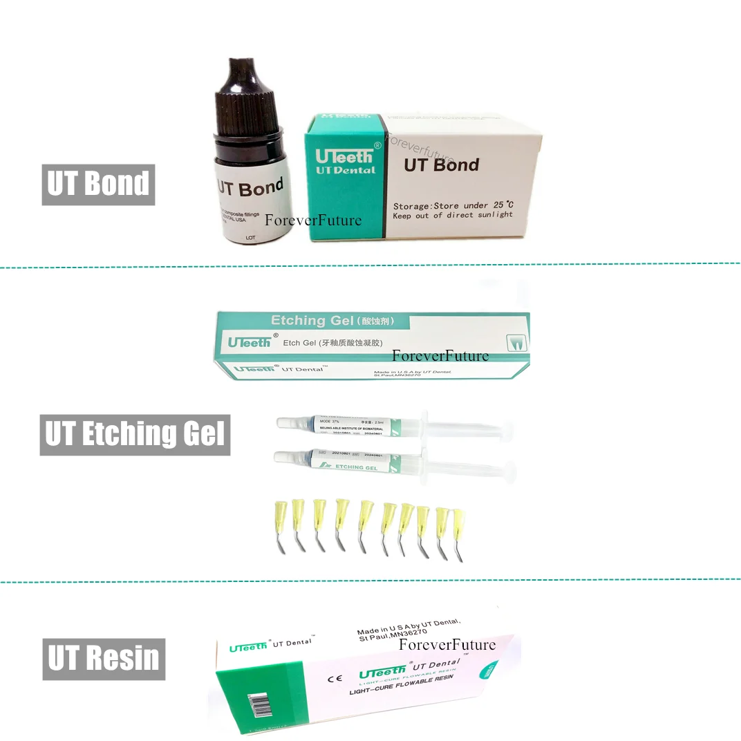 

Dental UT Composite Resin Light Cure Refill Resin Total Etch Gel Adhesive Bonding