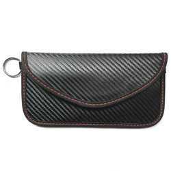 Signal Blocking Faraday Bag - Anti - Hacking & Anti - Radiation Case for Secure Phone and Key Storage (Black)