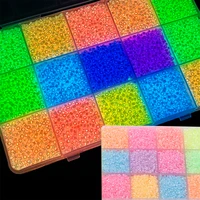 2.5mm High-Quality Luminous Glass Rice Beads for Premium DIY Jewelry Bracelets Necklaces Accessories 10g/Bag≈700pcs Aperture≈1 - Image 5
