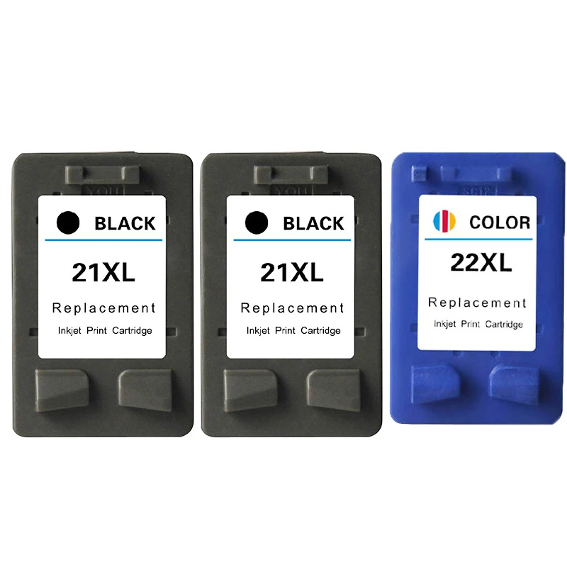 21XL 22XL Nero, Cartucce D'inchiostro In Tricromia Funziona Con Des F2180 F2280 F4180