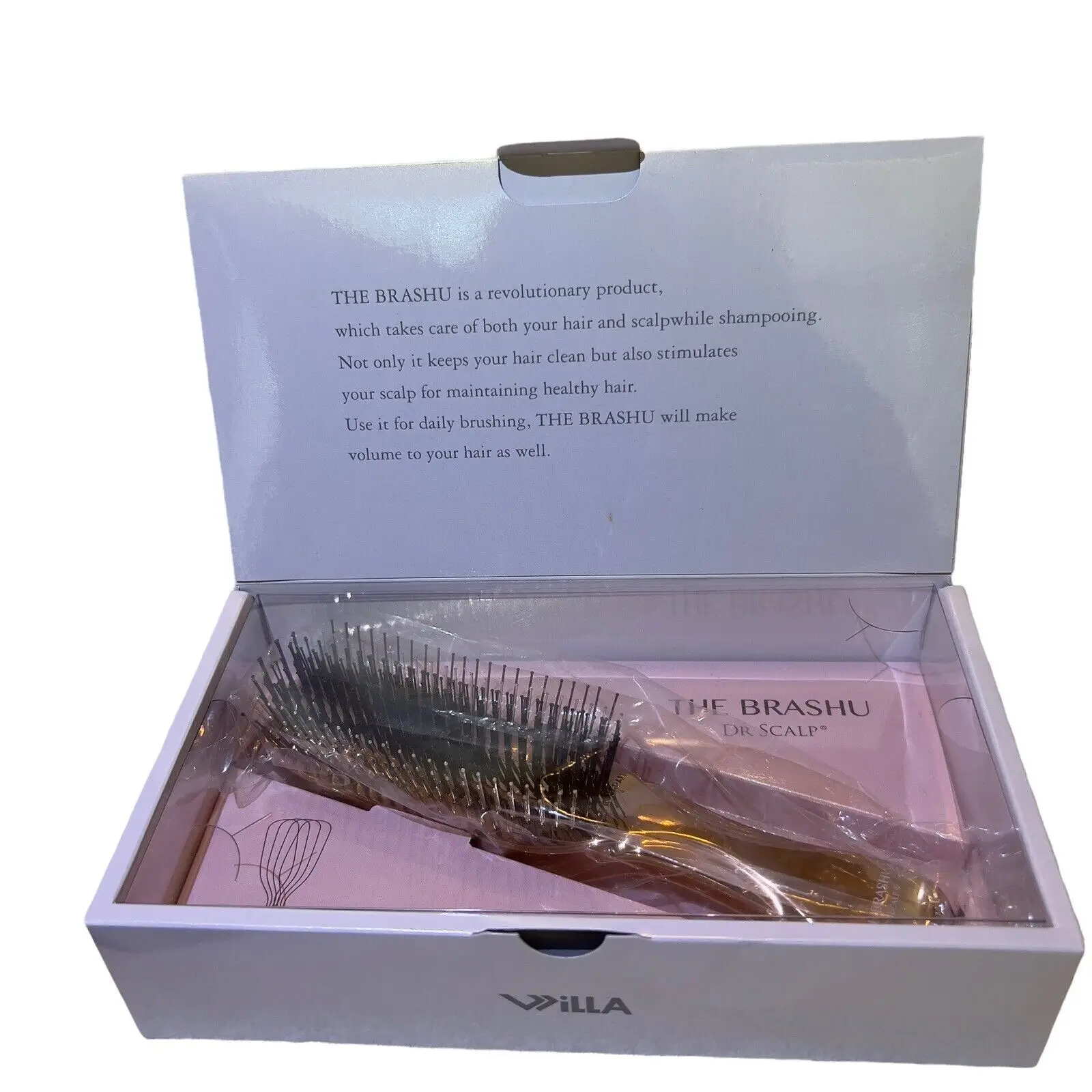 The Brashu Dr. Scalp Massage Brush Hair Shampoo Deep Cleanse Made In Japan 5